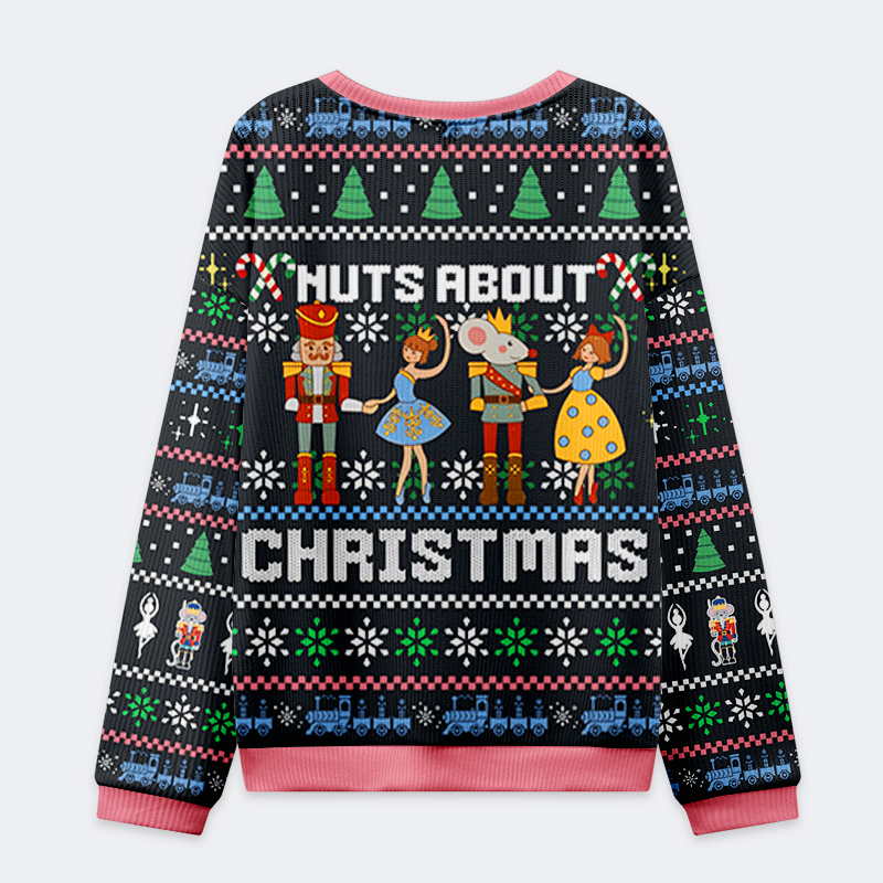 Tokyo-Tiger Nutcracker Wonderland Christmas Ugly Sweatshirt