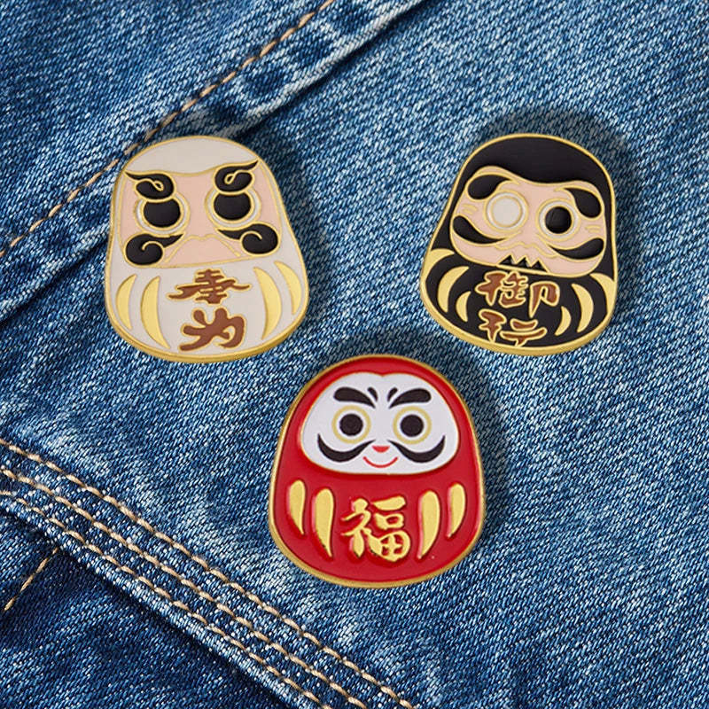 Tokyo-Tiger Takasaki Daruma Dolls Pin