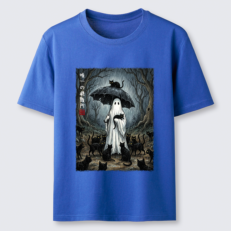 Tokyo-Tiger Ghost Cat Shelter Classic T-Shirt