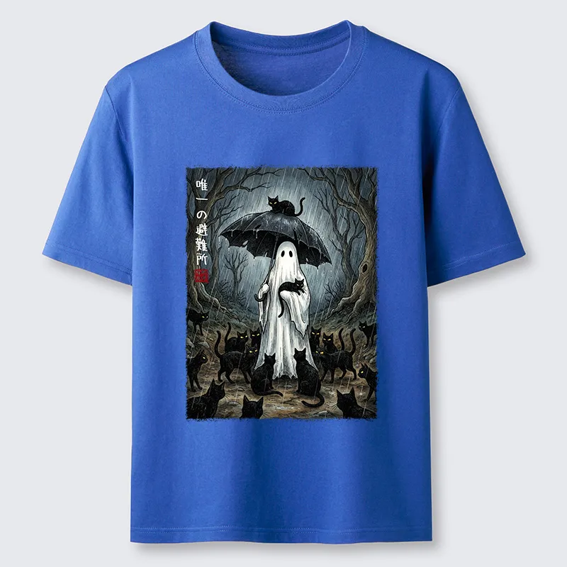 Tokyo-Tiger Ghost Cat Shelter Classic T-Shirt