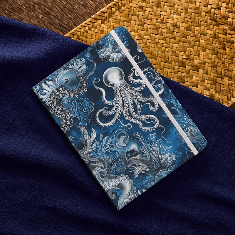 Tokyo-Tiger Deep Sea Octopus Notebook