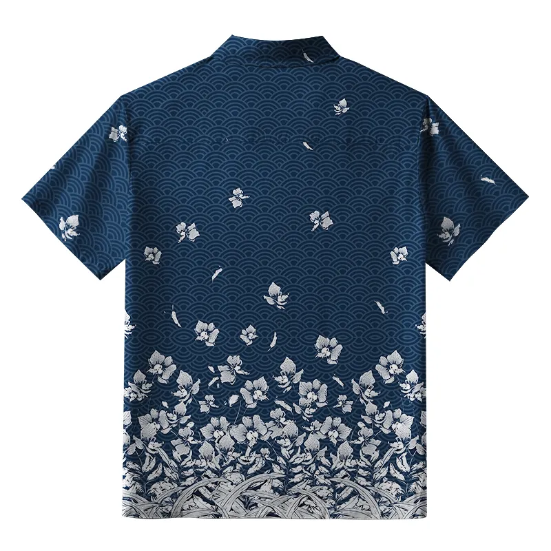 Tokyo-Tiger Falling Petals Aloha Hawaiian Shirt