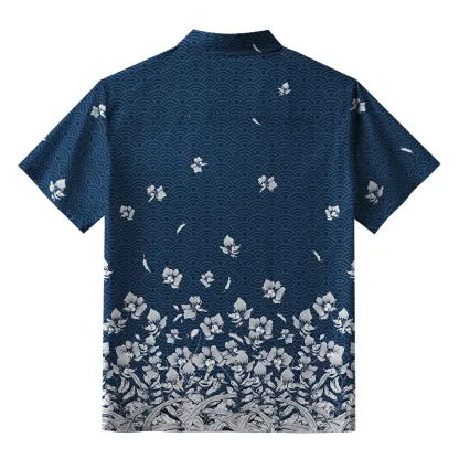 Tokyo-Tiger Falling Petals Aloha Hawaiian Shirt