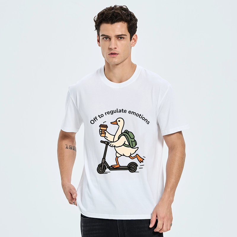 Tokyo-Tiger Scooter-Riding Duck’s Self-Care Classic T-Shirt