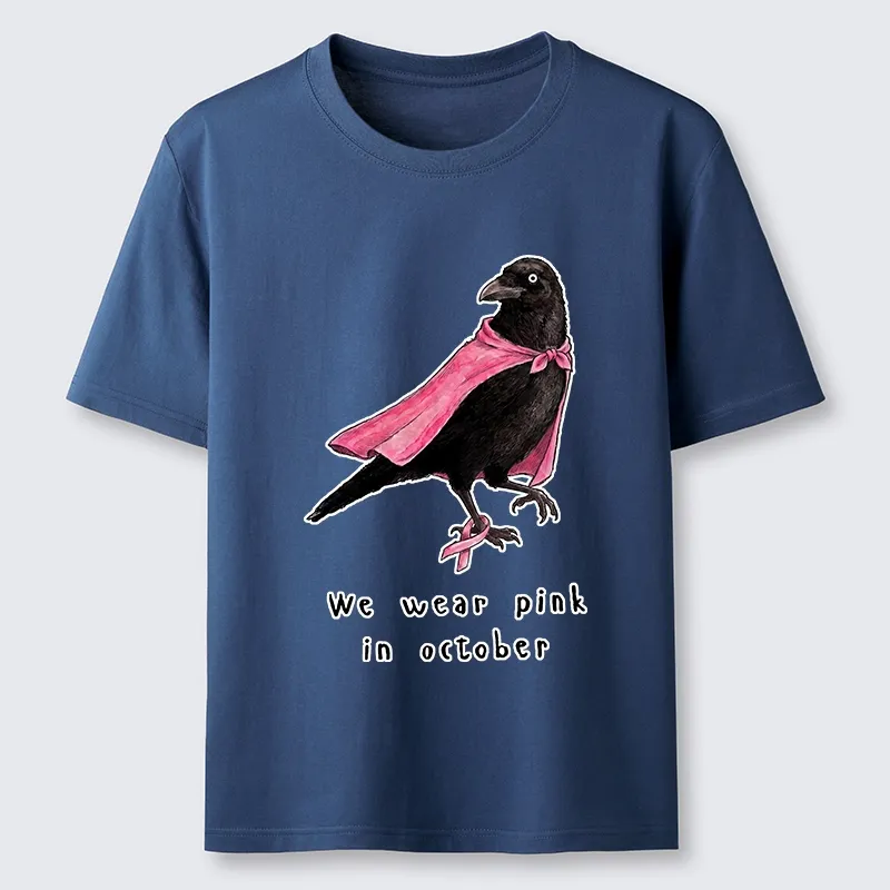 Tokyo-Tiger Pink Ribbon Raven Breast Cancer Awareness Classic T-Shirt