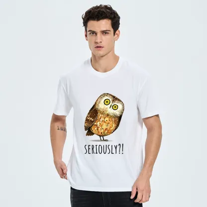 Tokyo-Tiger Seriously Confused Owl Meme Art Classic T-Shirt