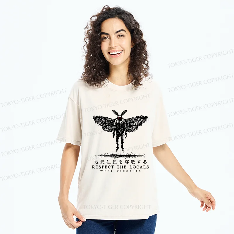 Tokyo-Tiger Mothman Saga Washed T-Shirt