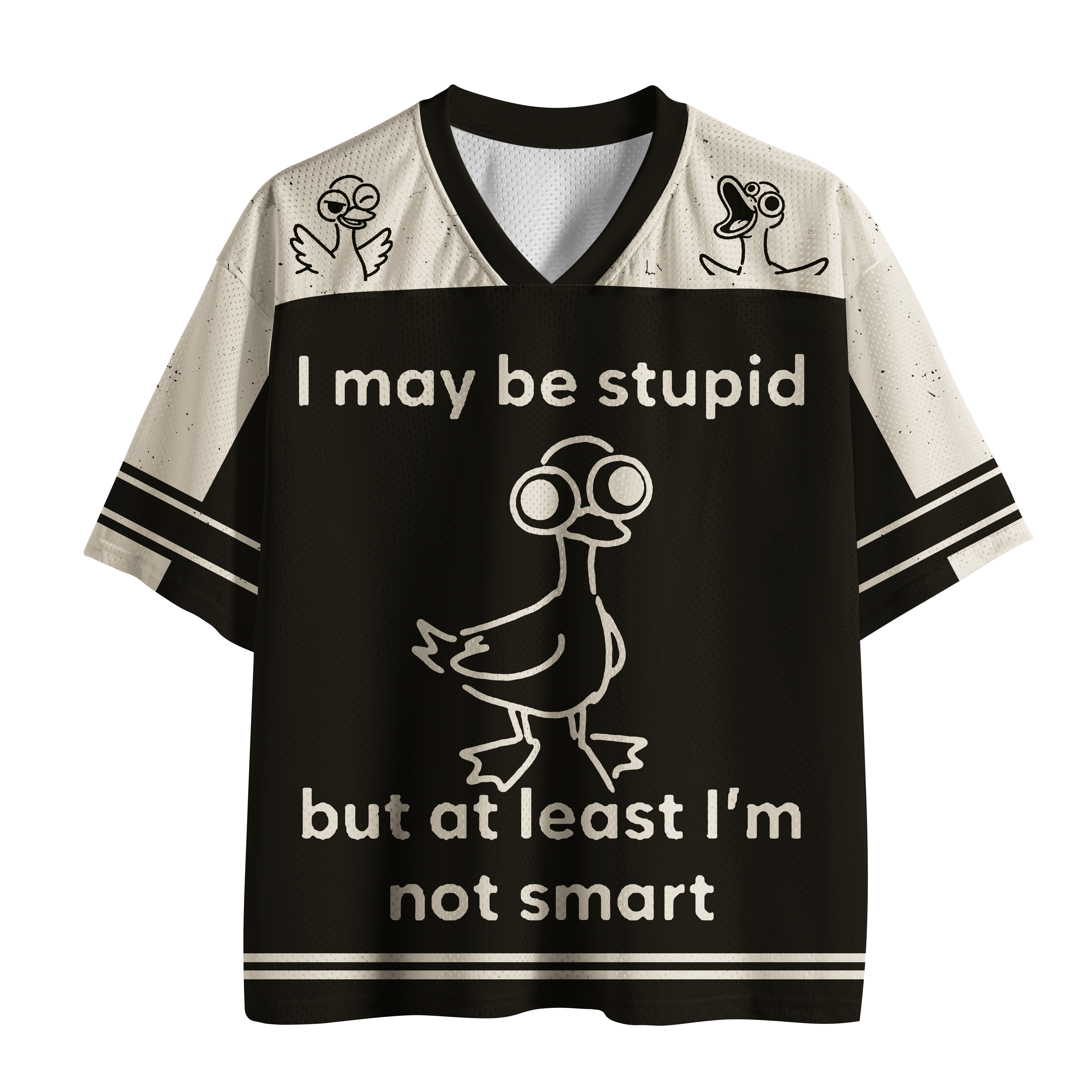 Tokyo-Tiger Silly Duck Meme Mesh Jersey