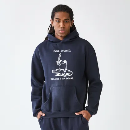 Tokyo-Tiger Warrior Frog Funny Meme Adult Fleece Hoodie