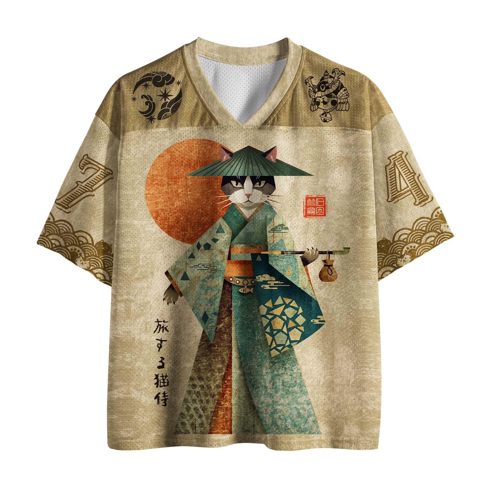 Tokyo-Tiger Journey Of The Cat Samurai Mesh Jersey Sale