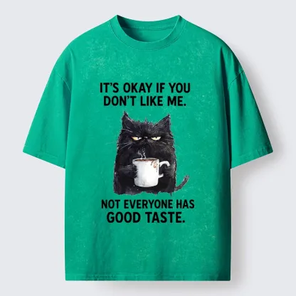 Tokyo‑Tiger Sassy Cat Energy Washed T‑Shirt