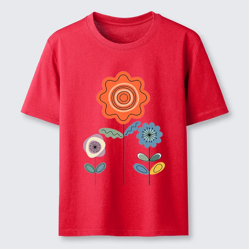 Tokyo-Tiger Retro Floral Art Classic T-Shirt