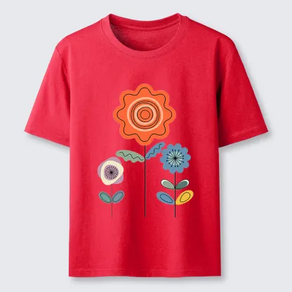 Tokyo-Tiger Retro Floral Art Classic T-Shirt