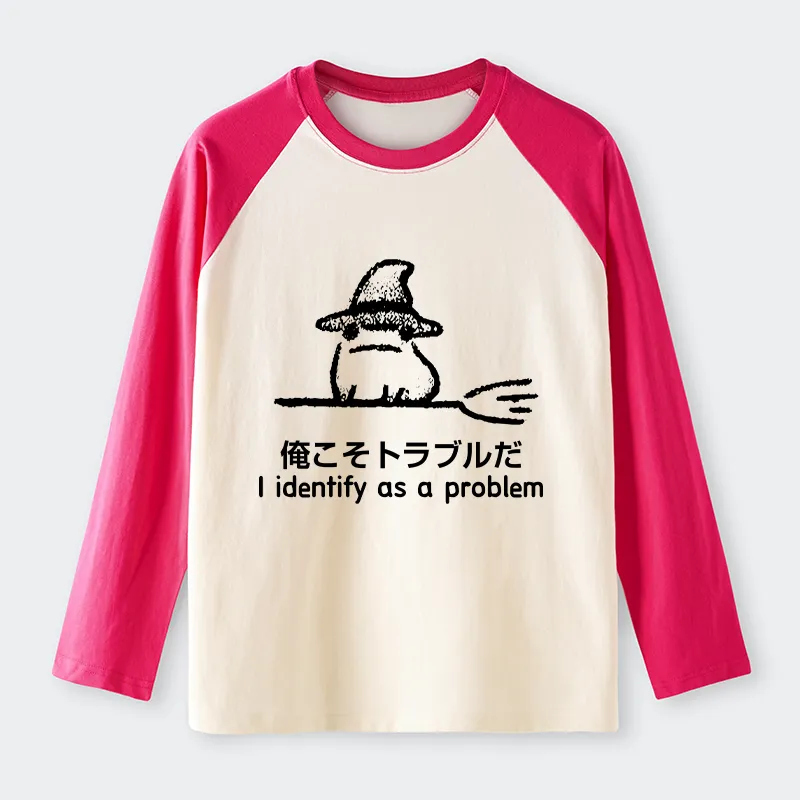 Tokyo-Tiger Mischief Magic Dude Raglan Long Sleeve T-shirt