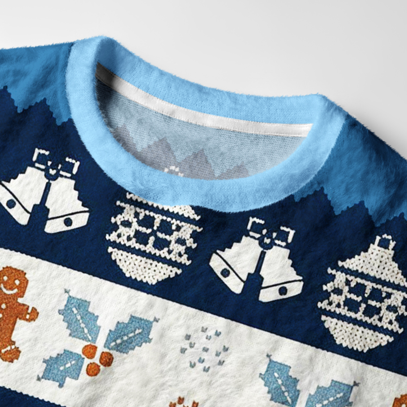 Tokyo-Tiger Hyphenated Funny Fuzzy Christmas Ugly Sweatshirt