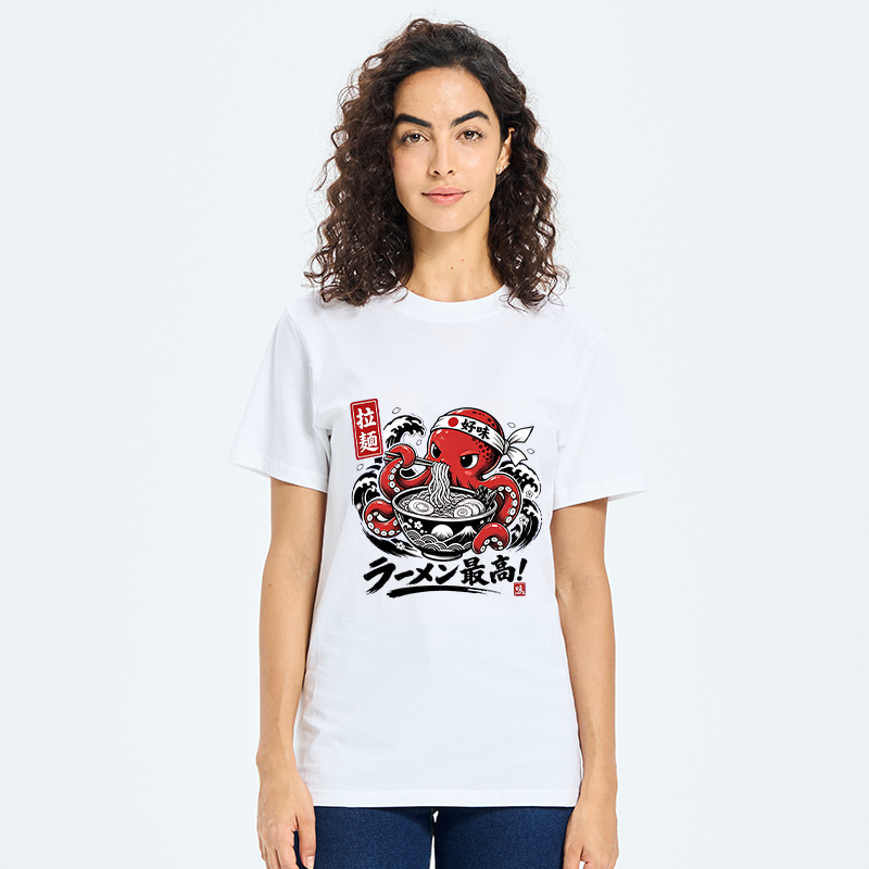 Tokyo-Tiger Octopus Loves Ramen Classic T-Shirt