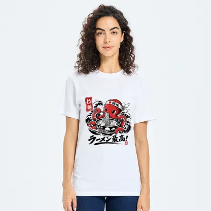 Tokyo-Tiger Octopus Loves Ramen Classic T-Shirt