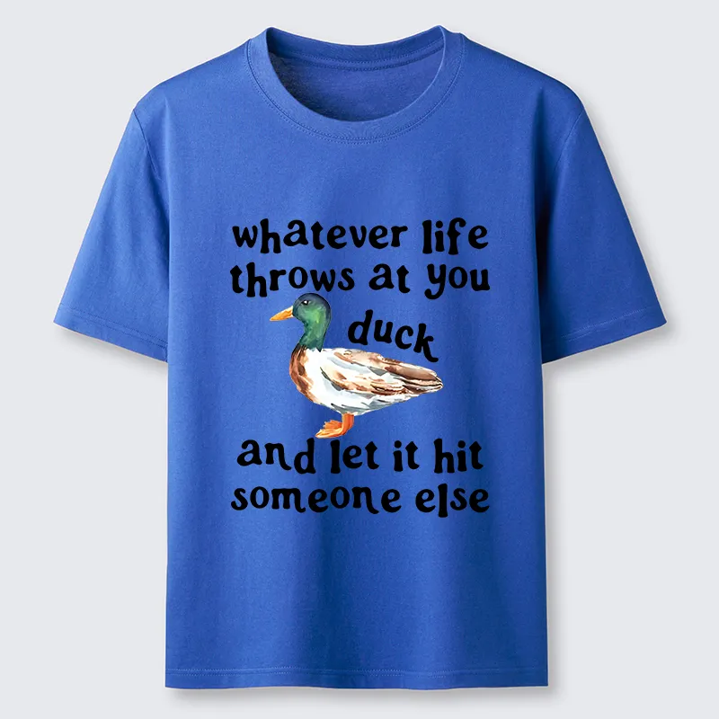 Tokyo-Tiger Funny Duck Life Trouble Meme Classic T-Shirt