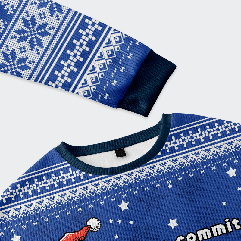 Tokyo-Tiger Christmas Tomfoolery Christmas Ugly Sweatshirt