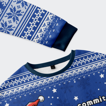 Tokyo-Tiger Christmas Tomfoolery Christmas Ugly Sweatshirt