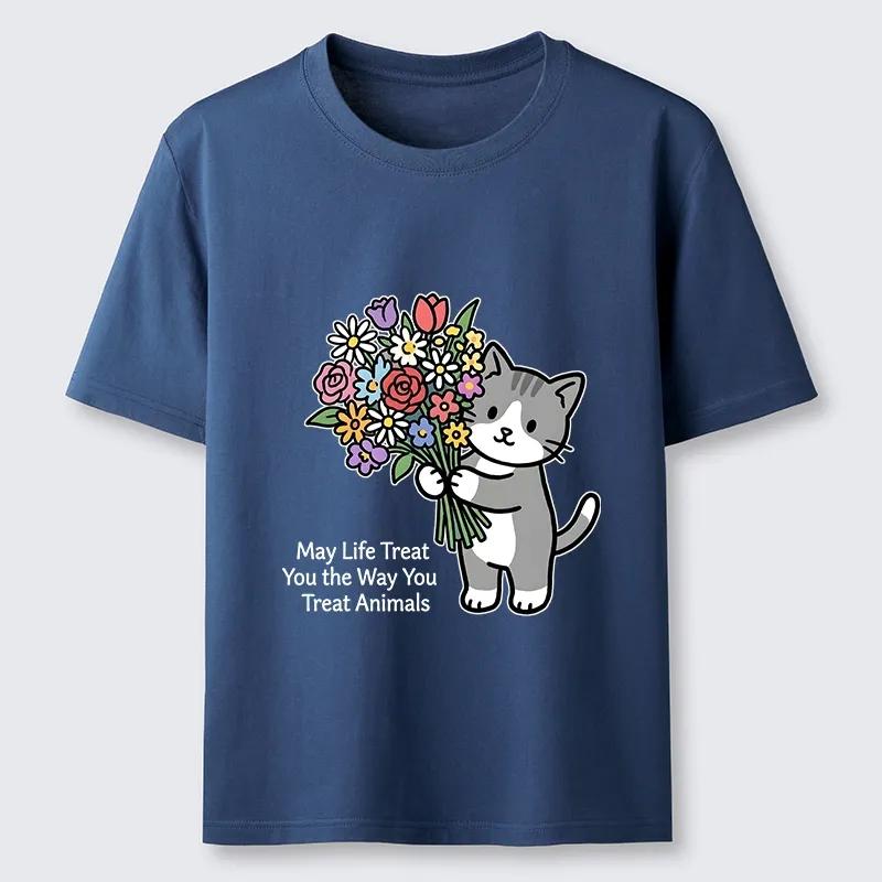 Tokyo-Tiger Funny Cat Bouquet Classic T-Shirt