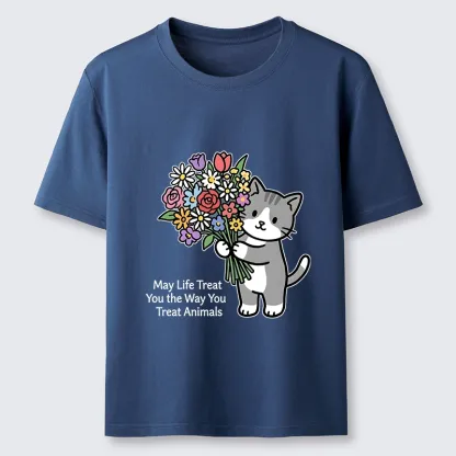 Tokyo-Tiger Funny Cat Bouquet Classic T-Shirt