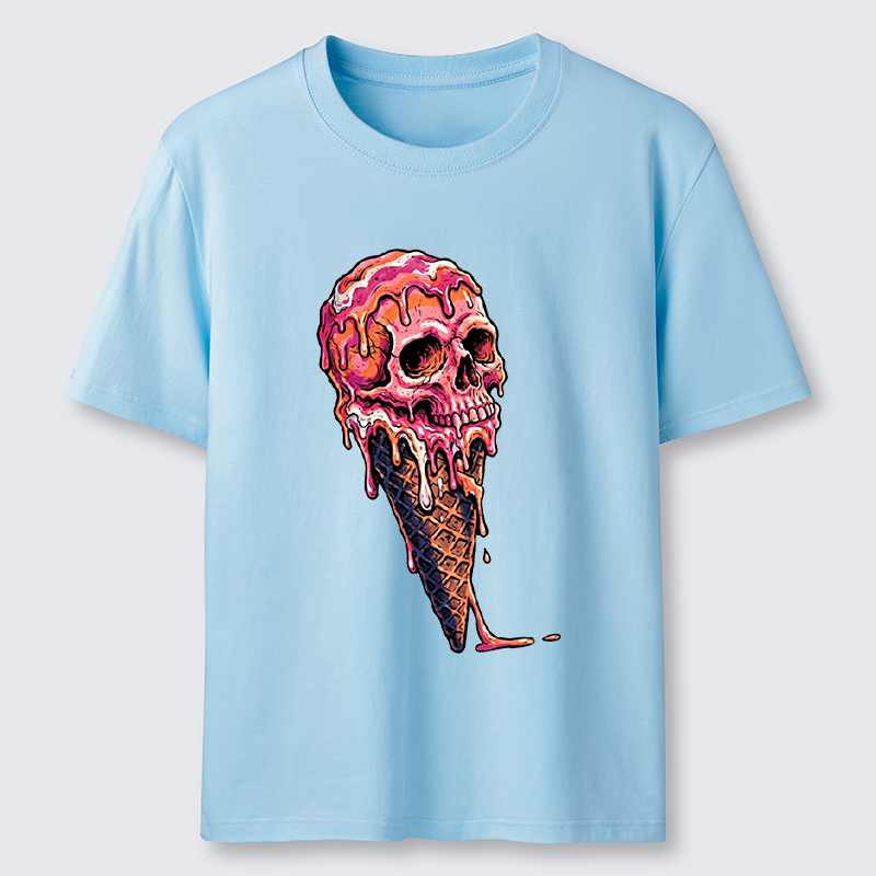 Tokyo-Tiger Skull Ice Cream Art Classic T-Shirt