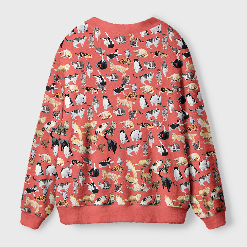 Tokyo-Tiger Cats Collection Ugly Cardigan Sweater