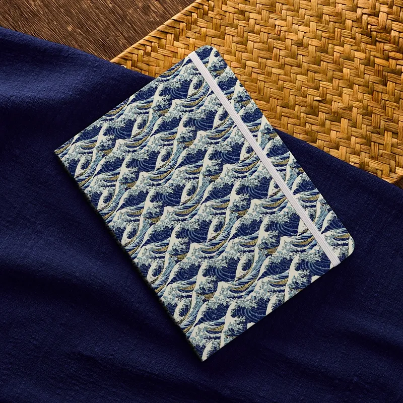 Tokyo-Tiger Japanese Great Wave Notebook