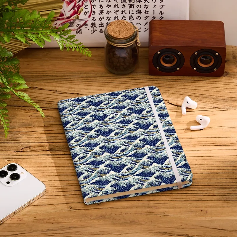Tokyo-Tiger Japanese Great Wave Notebook