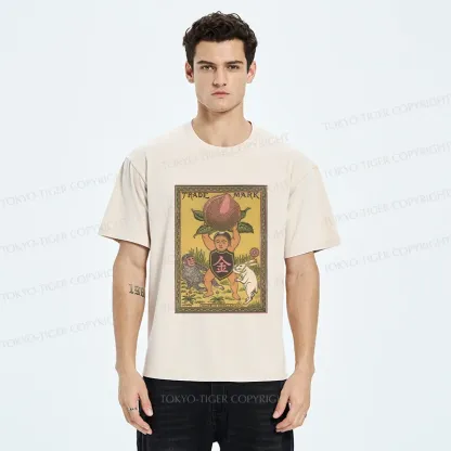 Tokyo-Tiger Japanese Kintaro Washed T-Shirt