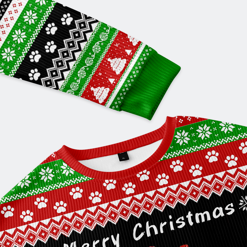 Tokyo-Tiger Merry Chaos, Litter’s Full！ Christmas Ugly Sweatshirt