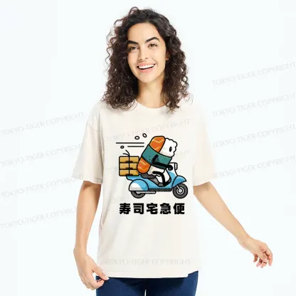 Tokyo-Tiger Sushi Express Washed T-Shirt