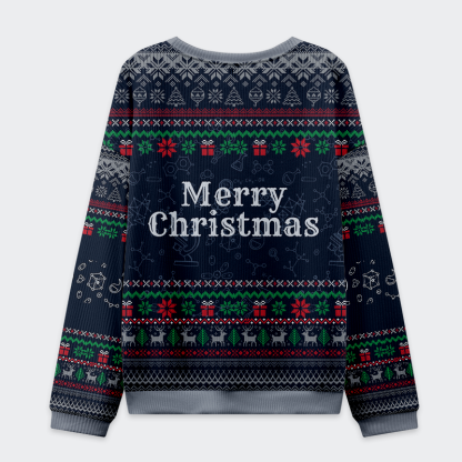 Tokyo-Tiger Ho Ho Ho Holmium Christmas Ugly Sweatshirt