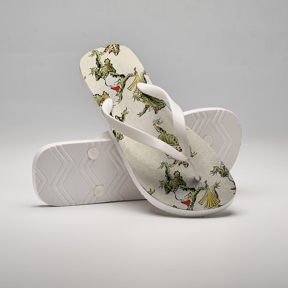 Tokyo-Tiger Frog Dance Flip Flops