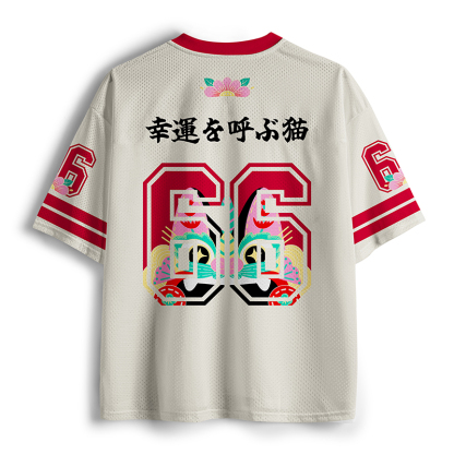 Tokyo-Tiger Lucky Tile Cat No.66 Mesh Jersey