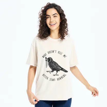 Tokyo-Tiger Clever Crow Washed T-Shirt