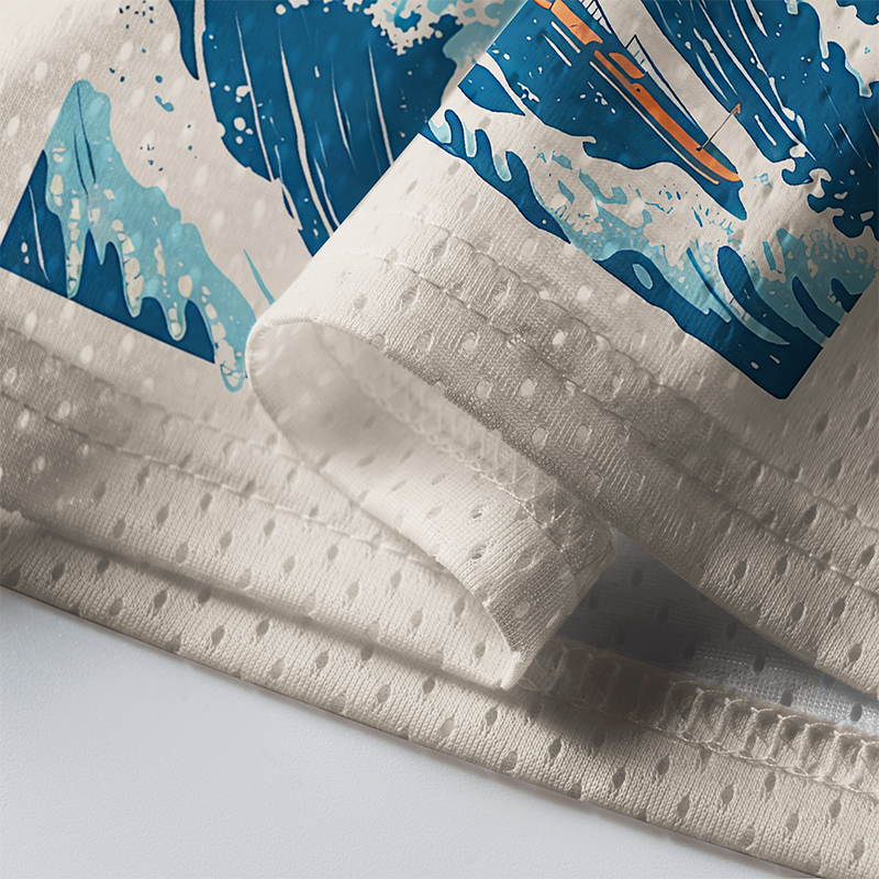 Tokyo-Tiger Dinosaur Of The Waves Mesh Jersey