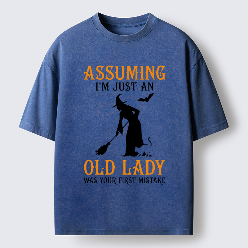 Tokyo‑Tiger Witch Attitude Meme Washed T‑Shirt