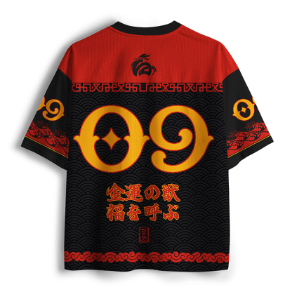 Tokyo-Tiger Wealth Calling Divine Beast Mesh Jersey