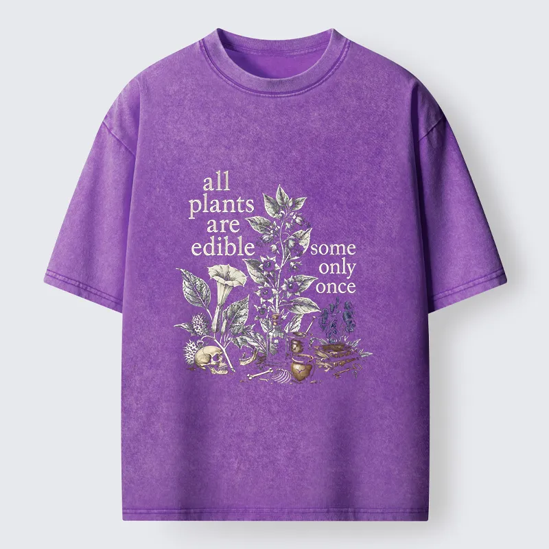 Tokyo‑Tiger Funny Toxic Flora Washed T‑Shirt