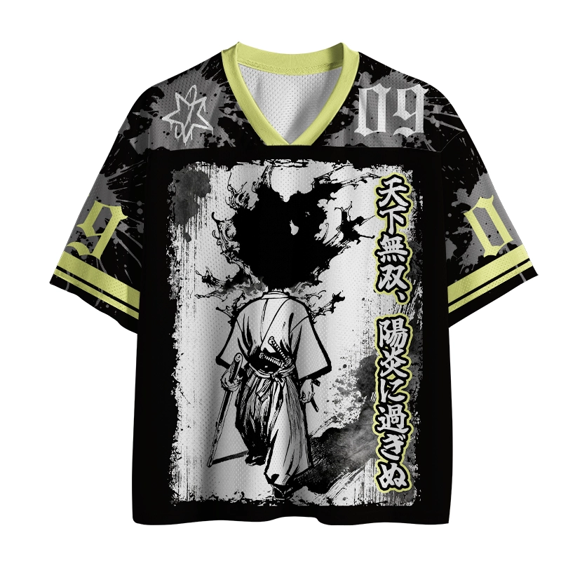 Tokyo-Tiger Ink Painting Samurai Mesh Jersey