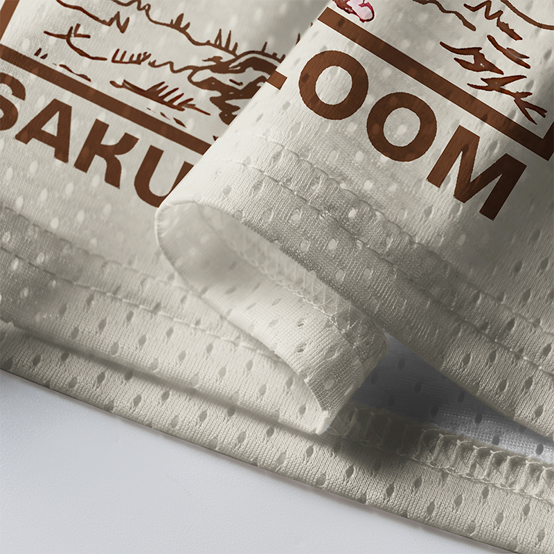 Tokyo-Tiger Sakura Bloom Mesh Jersey