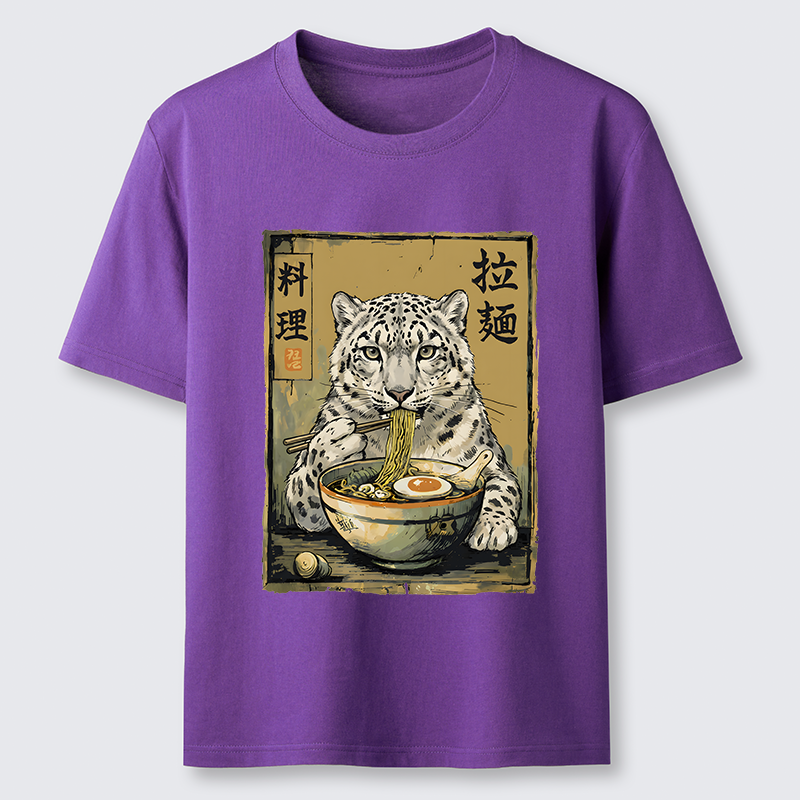 Tokyo-Tiger Ramen Snow Leopard Meme Classic T-Shirt