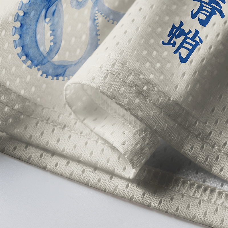 Tokyo-Tiger Blue Octopus Mesh Jersey