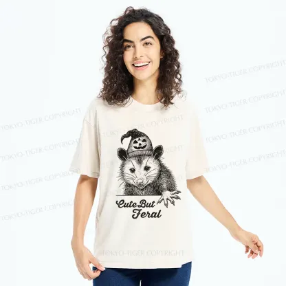 Tokyo-Tiger Halloween Possum Washed T-Shirt