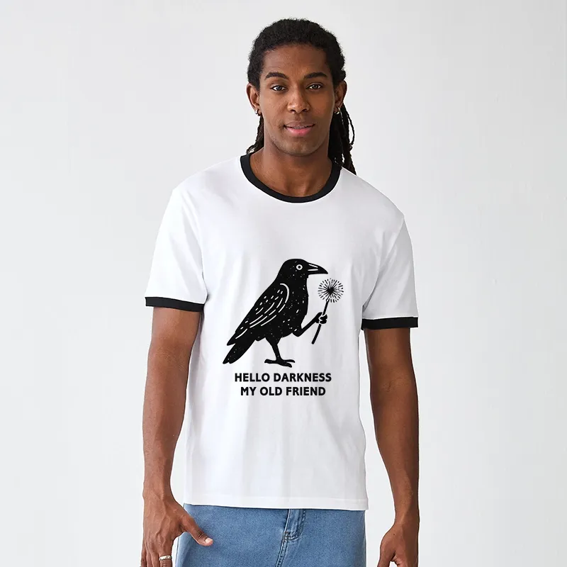 [Copy]Tokyo-Tiger Which One Should I Wear Today Contrast Trim T-Shirt