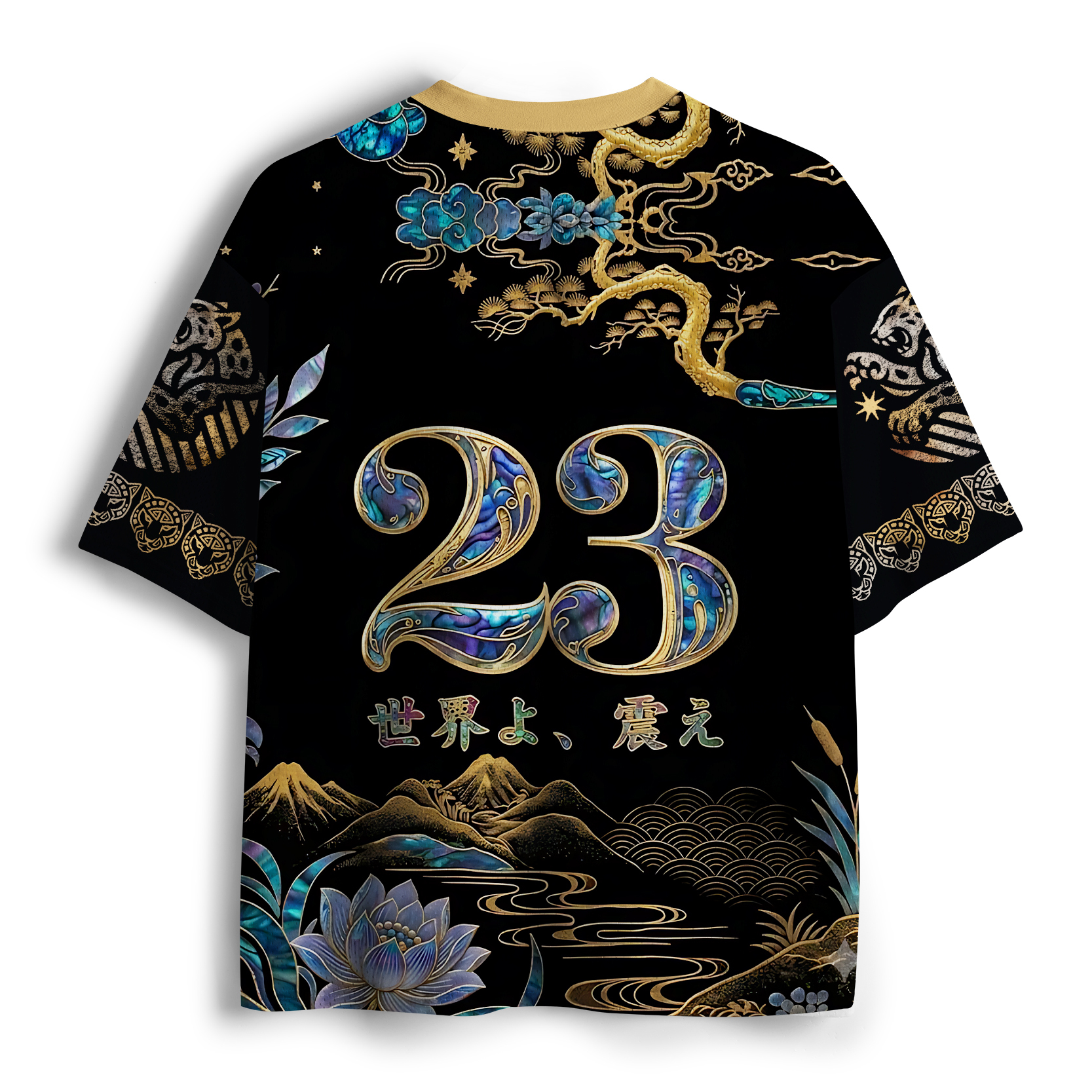 Tokyo-Tiger Roaring Lion Of The Orient Mesh Jersey