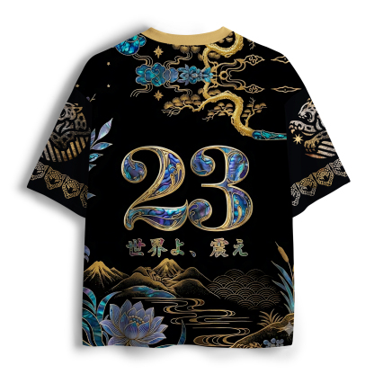 Tokyo-Tiger Roaring Lion Of The Orient Mesh Jersey