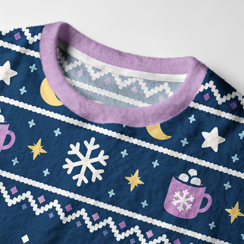 Tokyo-Tiger Winter Owl Christmas Ugly Sweatshirt